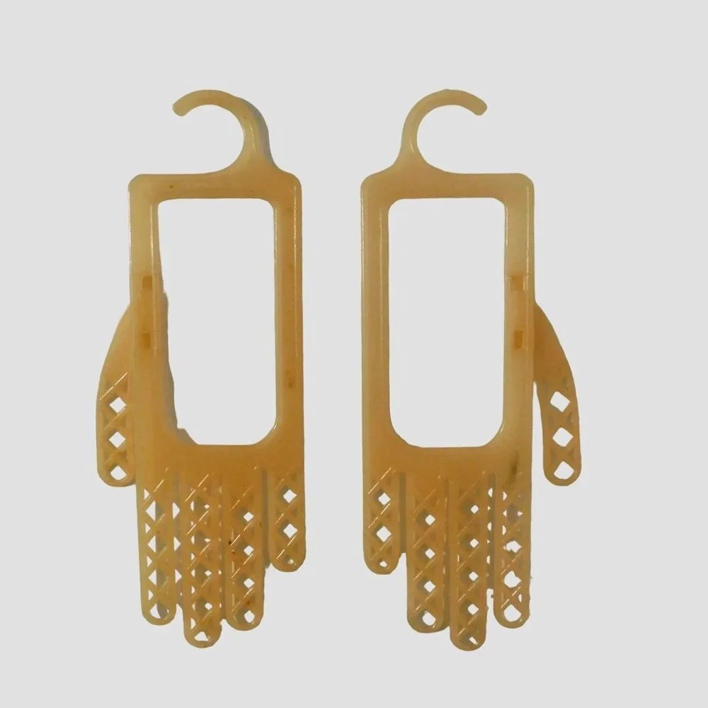 Vintage Glove Drying Forms Stretching Mid Century 1950 60s Plastic